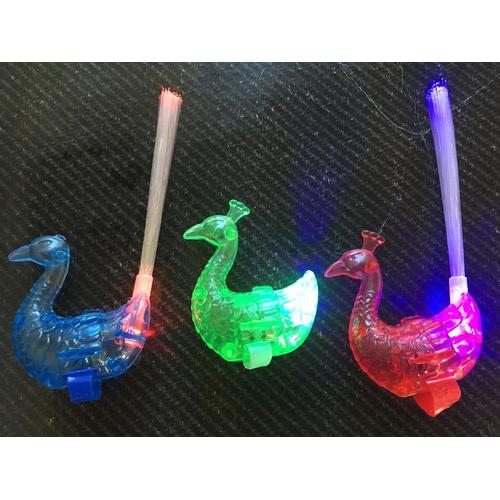 Lot De 3 Bagues Fantaisie Lumineuses Pour Fillette