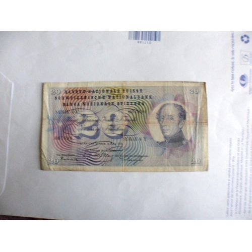 Suisse 20 Francs 7/71955