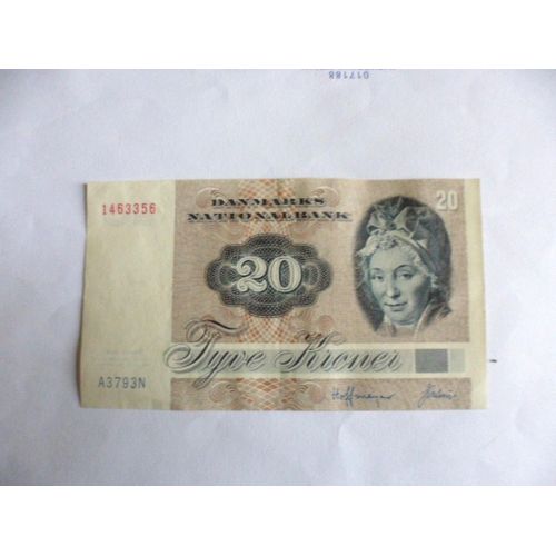 Danemark 20 Kroner 1972