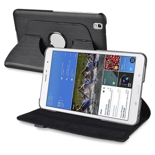 Noir Protection Housse Etui Cuir 360 Rotation Pour Samsung Galaxy Tab Pro 8.4