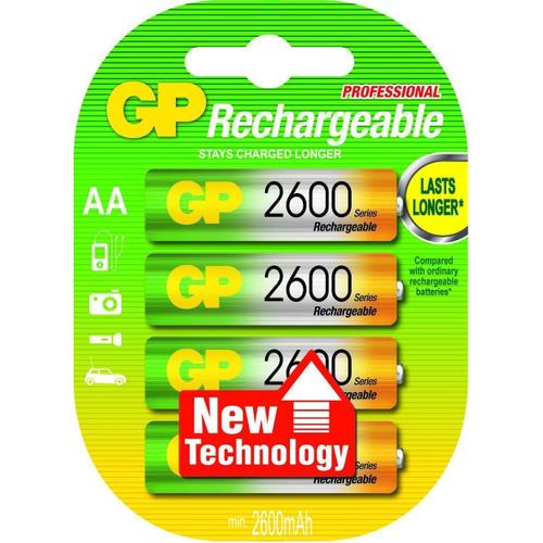 Jeux de 4 piles AA rechargable UNOMAT 2700mAh made in Germany ALL