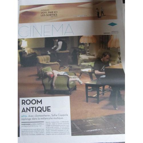 Libération, Supplément Cinéma Du 05/01/2011 : Somewhere, Sofia Coppola / Les Sorties De 2011