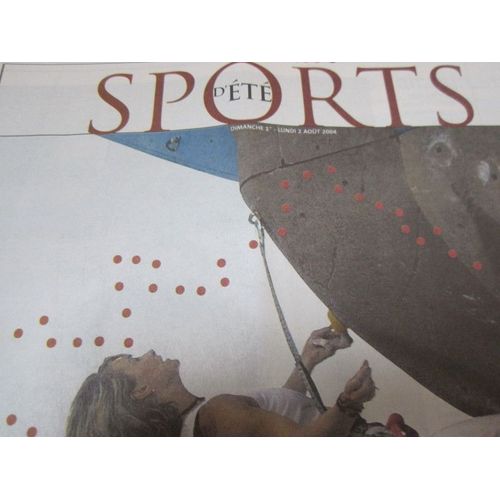 Le Monde Supplément 8 Pages : Sports D'été, La Nouvelle France Sportive (02/08/04)