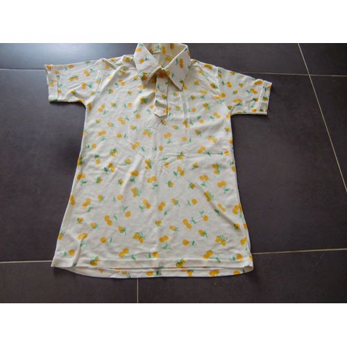 Chemisier / Polo " Fruits" Taille 14 Ans
