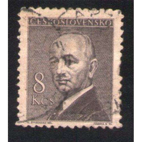Tchécoslovaquie 1946 Oblitéré Rond Used Stamp Président Edvard Bene