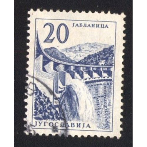 Yougoslavie 1961 Oblitéré Rond Used Stamp Barrage Dam