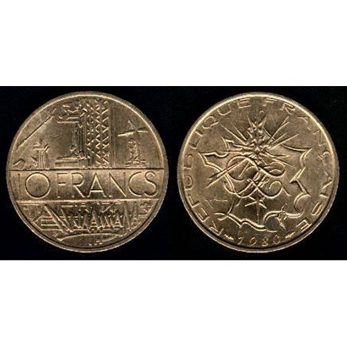 Pièce De 10 Franc 1977