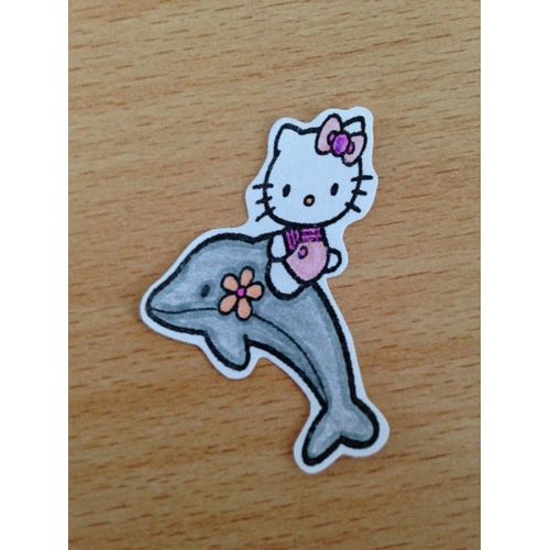 Lot De 50 Punchs Hello Kitty Et Son Dauphin