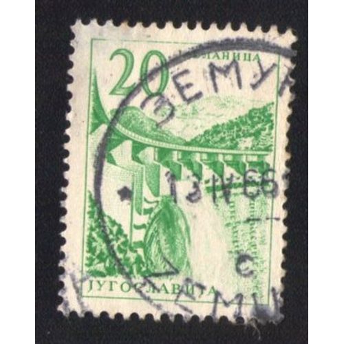 Yougoslavie 1965 Oblitéré Rond Used Stamp Barrage De Jablanica Dam