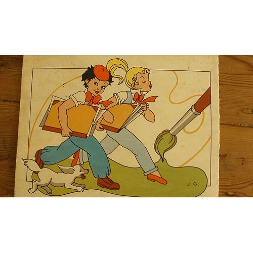 "Une Artiste Peintre Moderne Et Émancipée"  J. Gouppy Album À Colorier