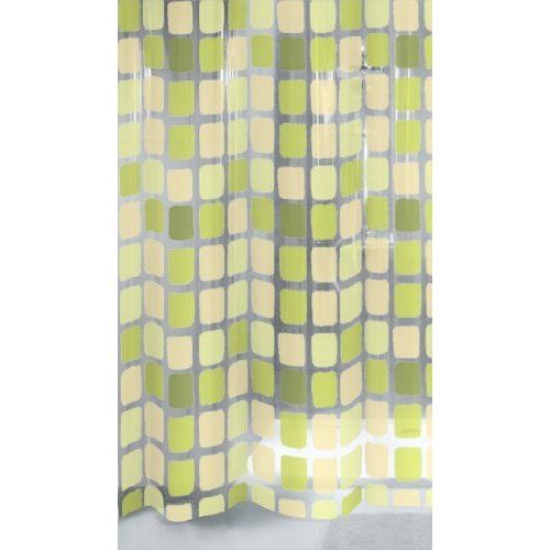 Kleine Wolke 4956605305 Sonny Rideau De Douche Vert 200 X 180 X 0,09 Cm