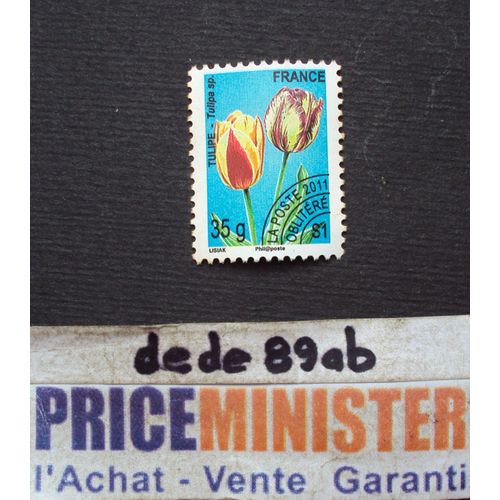 France..  Timbre Préoblitéré 35g . Tulipe .