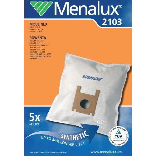 Menalux 2103 Duraflow 5 Sacs D'aspirateur (Import Allemagne)