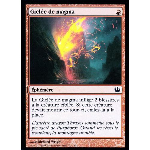 Giclée De Magma  Foil  Incursion Dans Nyx Vf