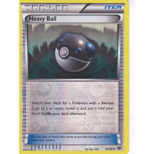 Carte Pokemon - Heavy Ball ( Masse Ball ) - 88/99 - Holo Reverse - Destinees Futures - Version Anglaise -
