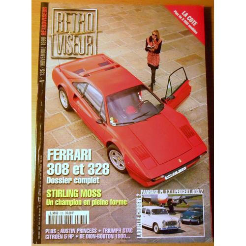 Rétroviseur 135 Ferrari 308 328 Stirling Moss Panhard Pl17 Peugeot 403/7