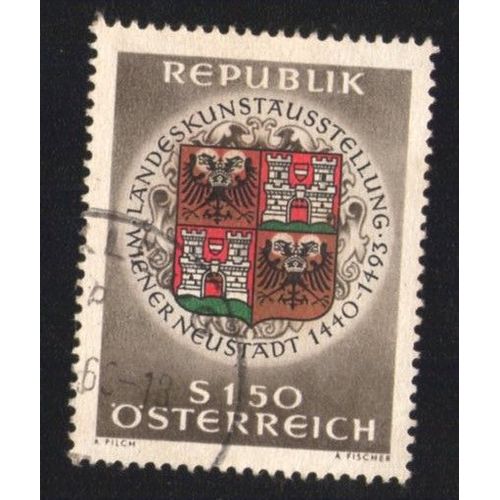 Autriche 1966 Oblitéré Rond Used Stamp Exposition D'art Vienne Neustadt Blason