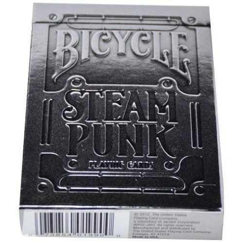 Cartes Bicycle Premium Silver Steampunk