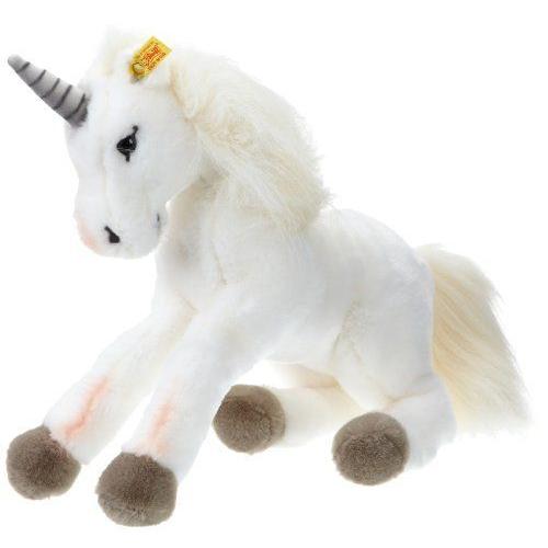 Steiff - 15045 - Peluche - Starly - Licorne - Blanc - 35 Cm