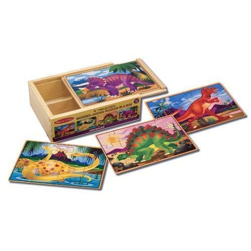Melissa & Doug - 13791 - Dinosaurs Puzzle In A Box