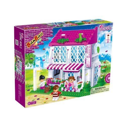 Mgm - 710084 - Jeu De Construction - Boîte Fleuriste - 425 Pièces - 3 Personnages - 40 X 30 X 7 Cm - Fantasy World