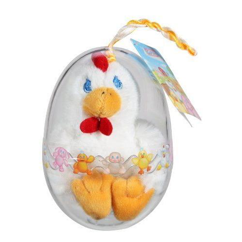 Gipsy - 070374 - Peluche - Oeuf Petit Poulailler - Poule - Blanc - 11 Cm