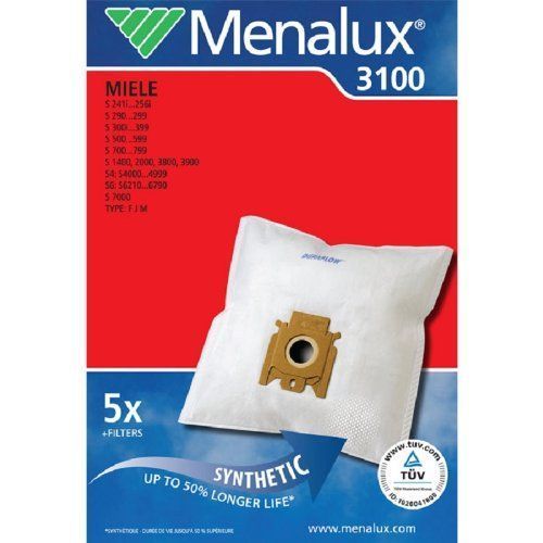 Menalux 3100 Duraflow 5 Sacs D'aspirateur (Import Allemagne)