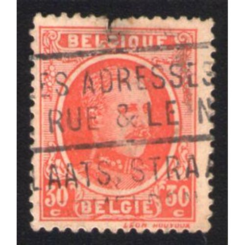 Belgique 1922 Oblitéré Rond Used Stamp King Roi Albert I Type Houyoux Be 199