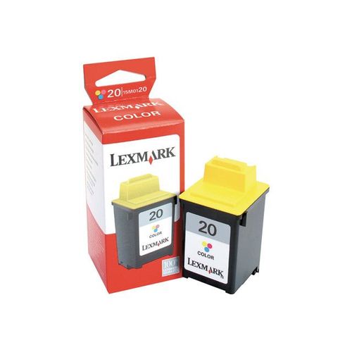 Lexmark Cartridge No. 20 - Jaune, cyan, magenta - originale - cartouche d'encre - pour Lexmark F4270; P31XX, 70X; X70, 80, 84, 85; Z42, 43, 44, 45, 51, 52, 53, 54, 70X, 715, 82