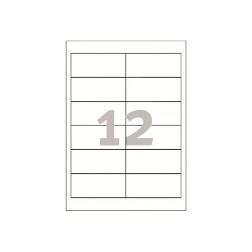 Avery - Étiquettes multi-emploi - blanc - 97 x 42.3 mm 1200 étiquette(s) ( 100 feuille(s) x 12 )