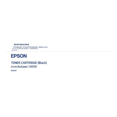 Epson S050091 - Noir - originale - cartouche de toner - pour AcuLaser C4000, C4000PS