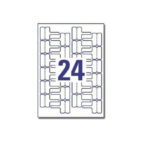 Avery L7950 - Étiquettes en film polyester brillant - blanc - 60 x 40 mm 24 étiquette(s) ( 1 feuille(s) x 24 )