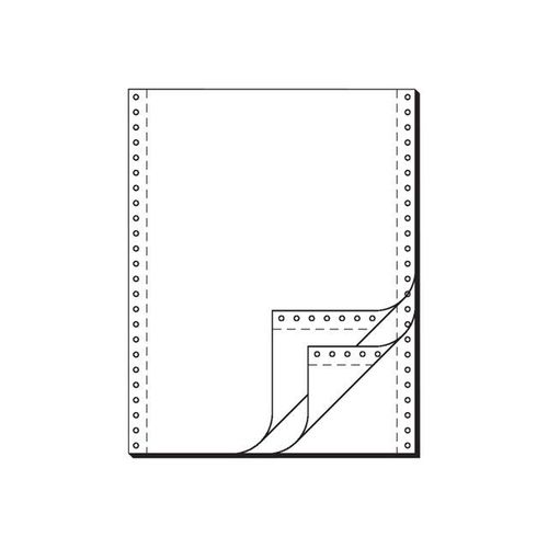 Sigel Computer Paper - Papier sans carbone double couche perforé - 305 x 240 mm - 60 g/m² - 600 rouleau(x)