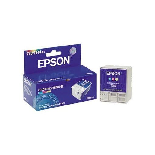 Epson T005 - Jaune, cyan, magenta - original - cartouche den