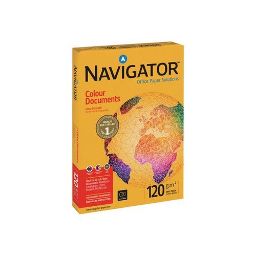 Navigator Colour Documents - Papier ordinaire - 128 micron A4 (210 x 297 mm) - 120 g/m² - 250 feuille(s)