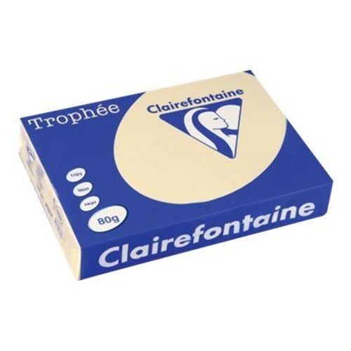 Clairefontaine Trophée - Papier teinté - chamois - A4 (210 x 297 mm) - 80 g/m² - 500 feuille(s)