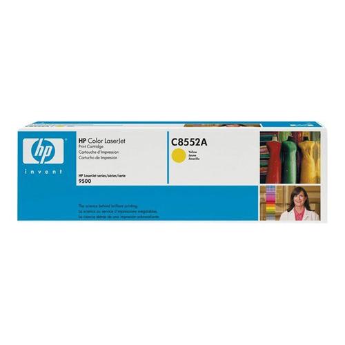 HP 822A - Jaune - originale - LaserJet - cartouche de toner (C8552A) - pour Color LaserJet 9500gp, 9500hdn, 9500mfp, 9500n