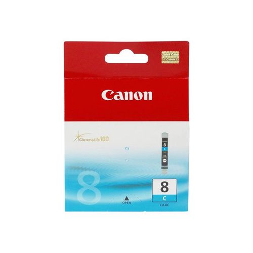 Canon CLI-8C - Cyan - originale - réservoir d'encre - pour PIXMA iP3500, iP4500, iP5300, MP510, MP520, MP610, MP960, MP970, MX700, MX850, Pro9000