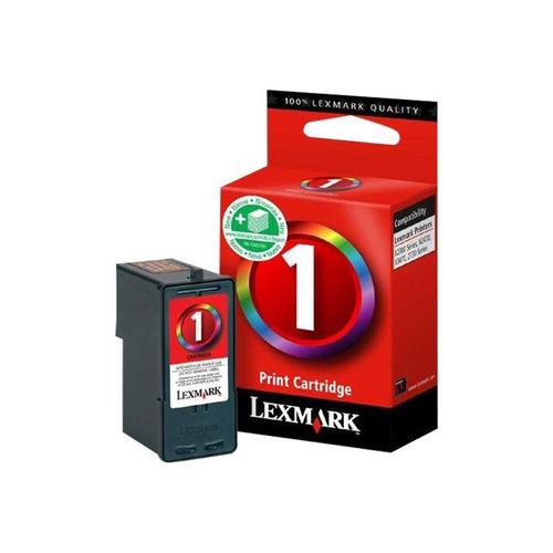 Lexmark Cartridge No. 1 - Couleur (cyan, magenta, jaune) - originale - cartouche d'encre - pour X2310, 2330, 2350, 2450, 2470, 2470m, 3430, 3450, 3470; Z730, 735