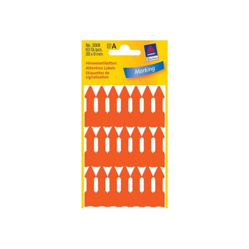 Avery Zweckform - Étiquettes - 9 x 39 mm 63 étiquette(s) ( 4 feuille(s)