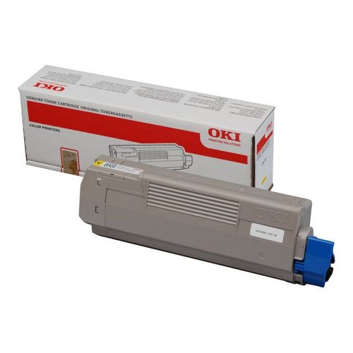 OKI - Jaune - originale - cartouche de toner - pour C610dn, 610dtn, 610n