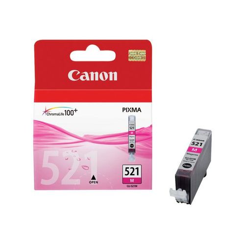 Canon CLI-521M - 9 ml - magenta - originale - réservoir d'encre - pour PIXMA iP3600, iP4700, MP540, MP550, MP560, MP620, MP630, MP640, MP980, MP990, MX860, MX870