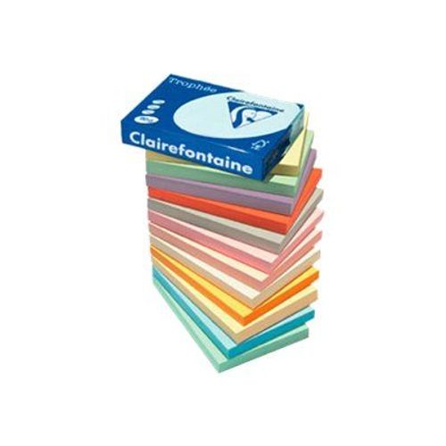 Clairefontaine Trophée - Papier Teinté - Jonquille - A3 (297 X 420 Mm) - 80 G/M² - 500 Feuille(S)