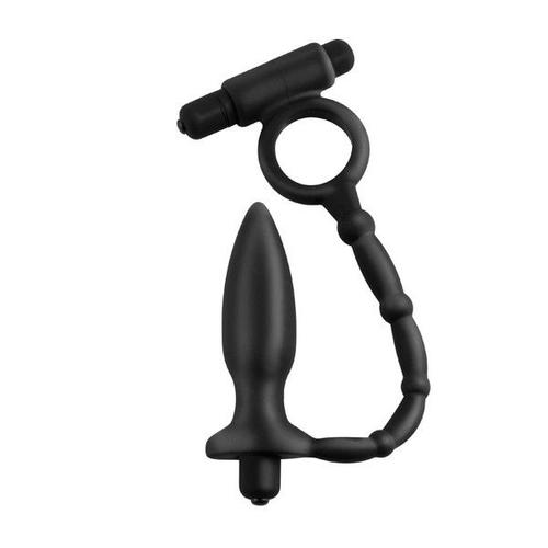 Cockring Et Stimulateur Anal Vibrants Fantasy