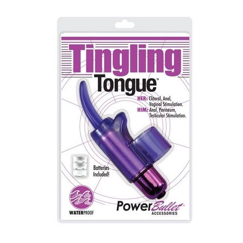 Doigt Vibrant Tingling Tongue - Pourpre