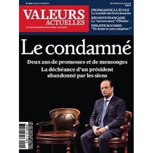 Valeurs Actuelles 4041 : Le Condamné