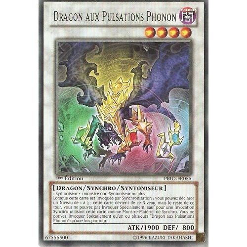 Yu-Gi-Oh - Dragon Aux Pulsations Phonon - Prio-Fr055 Rare 1er Édition