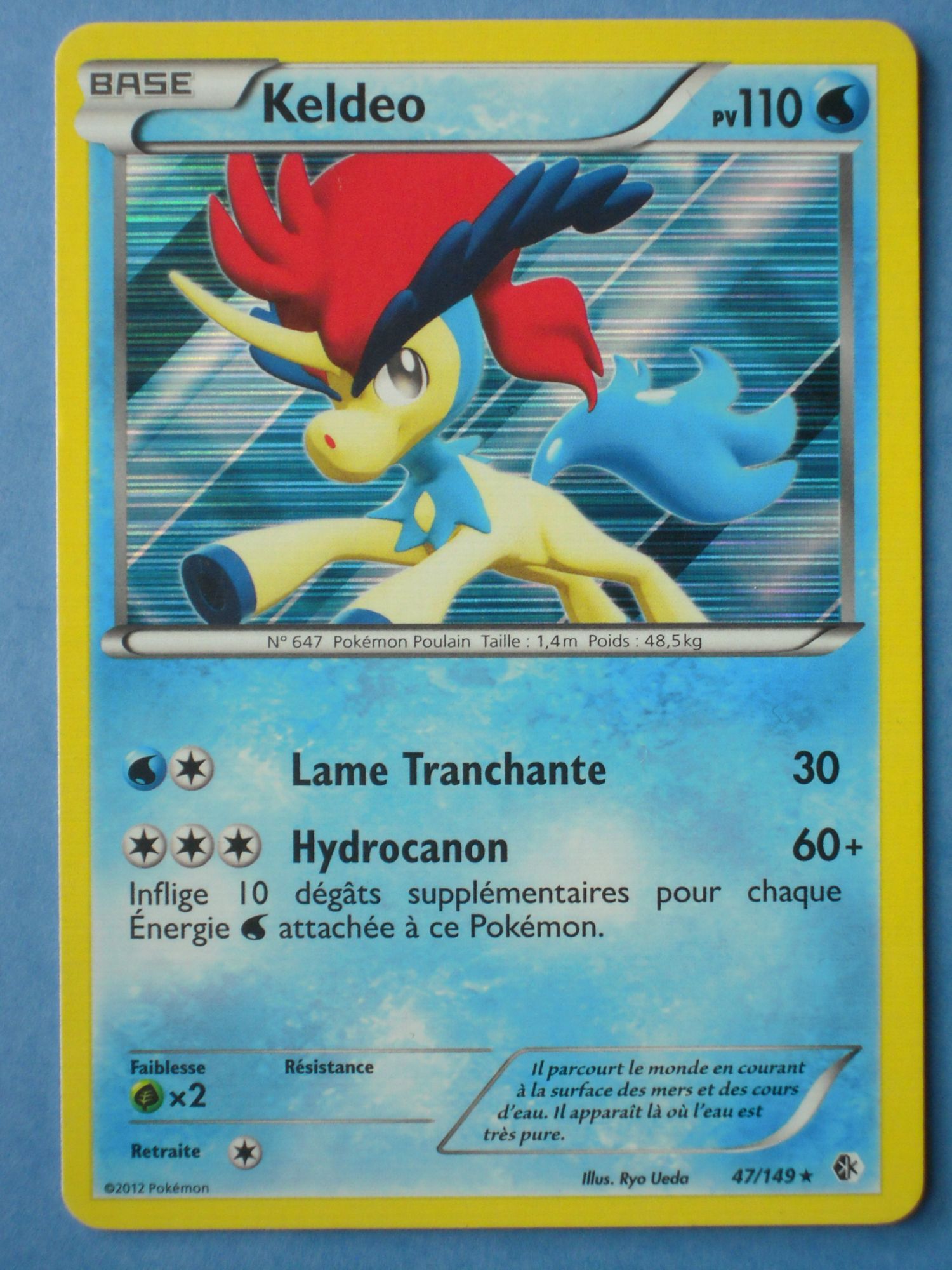 Keldeo Holo - Frontières Franchies - 47/149