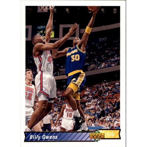Upper Deck Nba 92/93 N° 161 Billy Owens