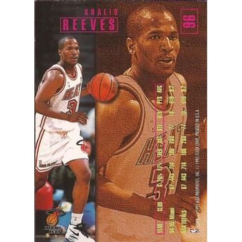 Khalid Reeves - Fleer 95-96 - N°96